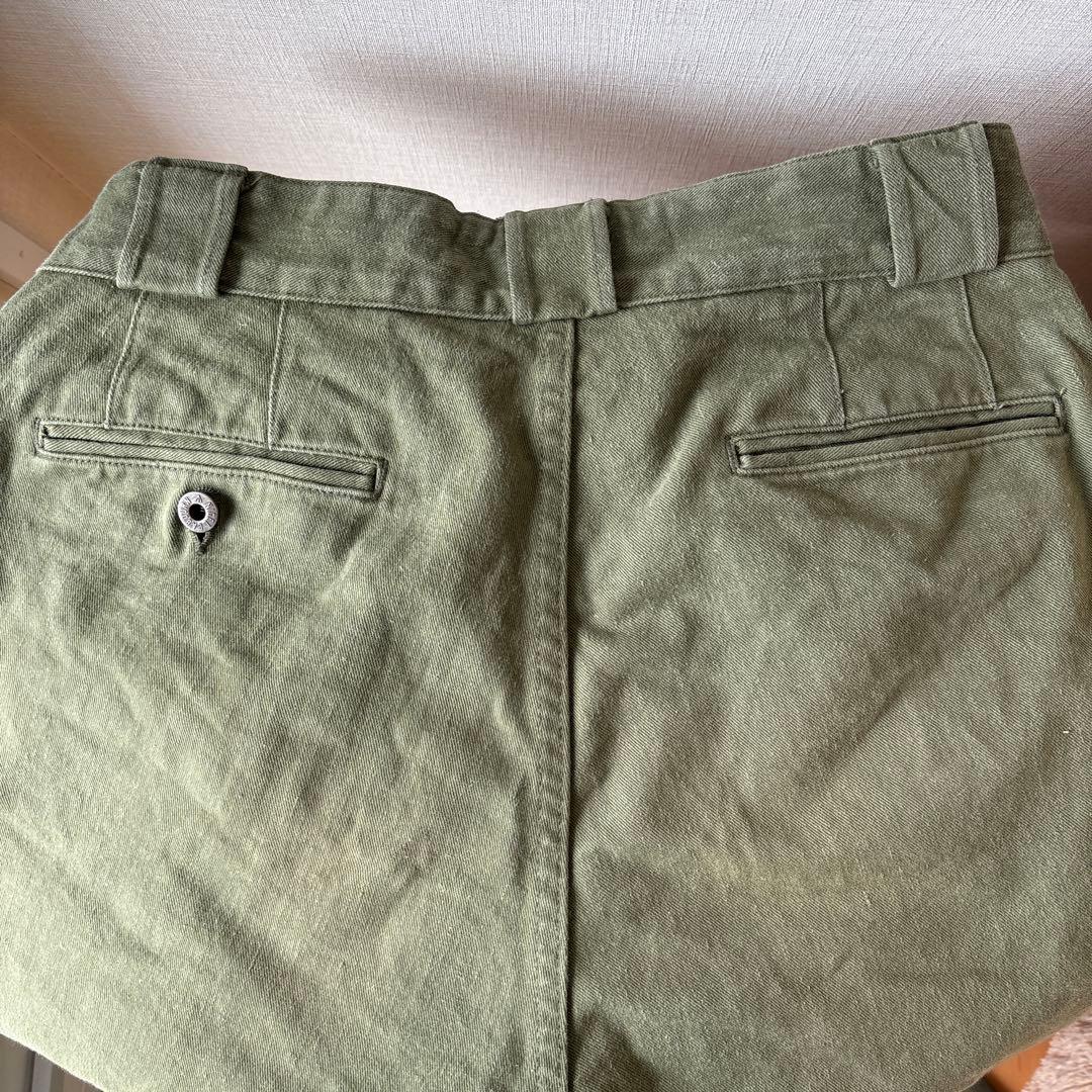 ナイジェルケーボン　ミリタリーパンツ　フランス軍　m52 チノパン　34インチ