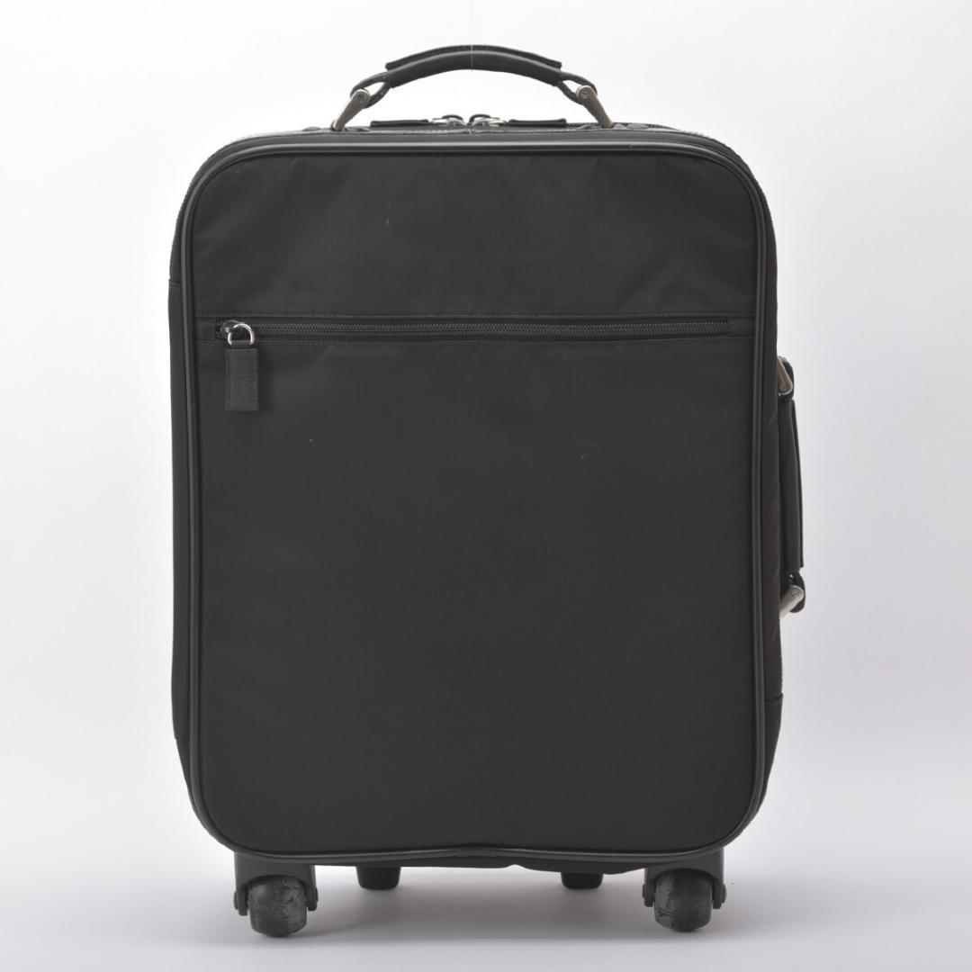 美品◇PRADA プラダ キャリーケース 50 ナイロン ブラック 機内持込可
