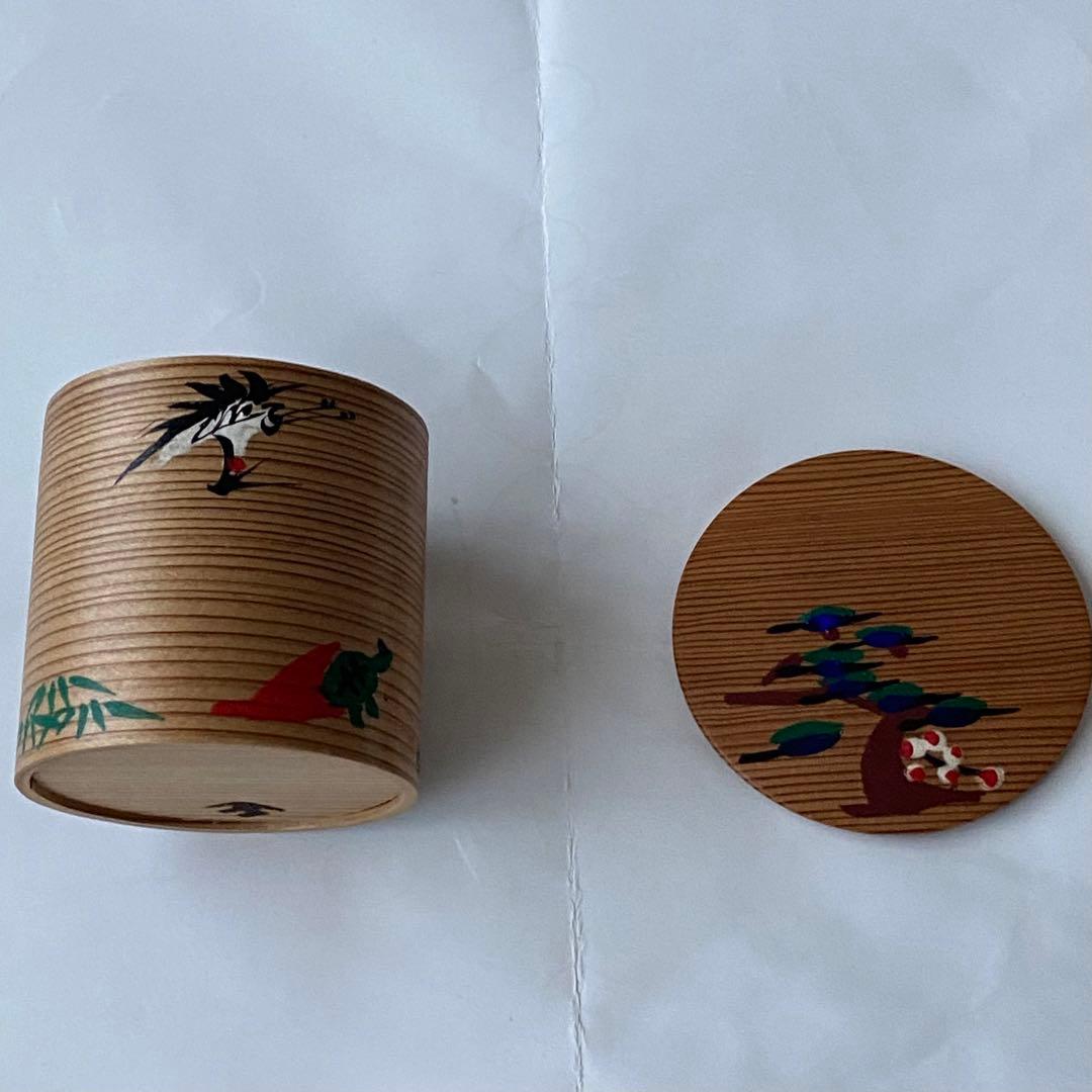 茶道　棗　曲物