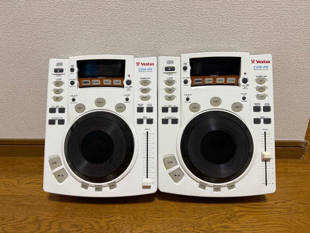 Vestax CDX-05 ホワイト　2台セット