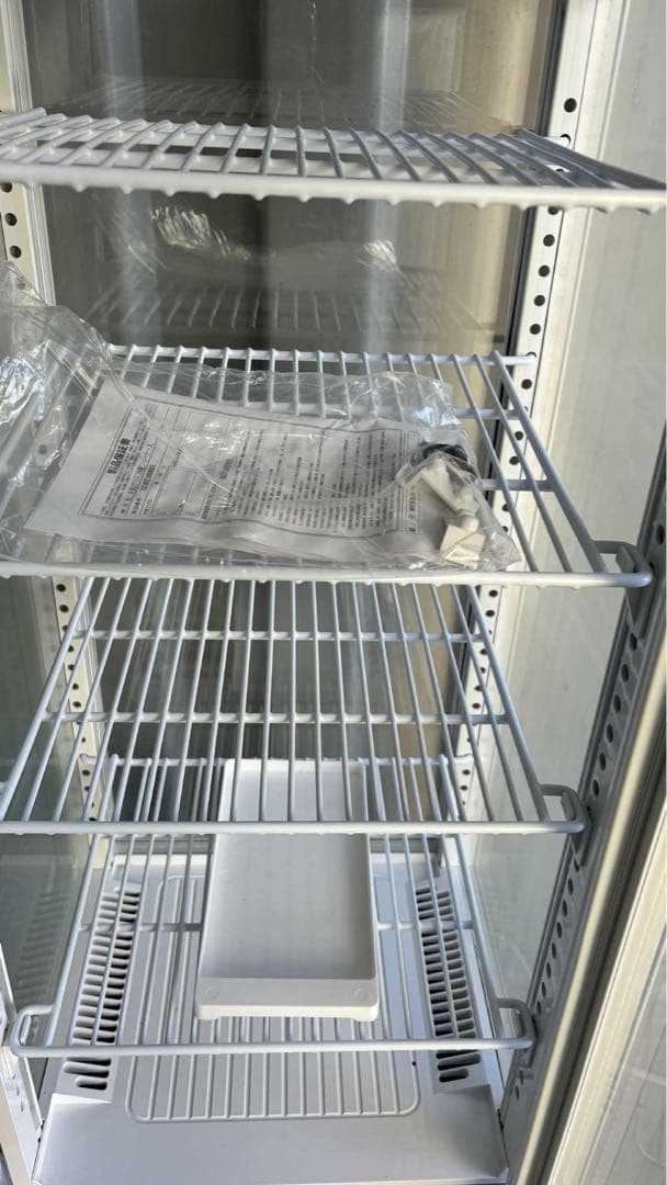 JCM 4面ガラス冷蔵ショーケース 片面扉 2℃～12℃ 92L JCMS-98