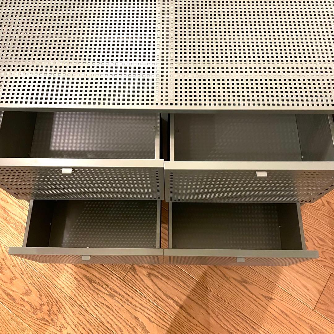 廃盤　IKEAイケアNIKKEBYニッケビーチェストキャビネット収納棚