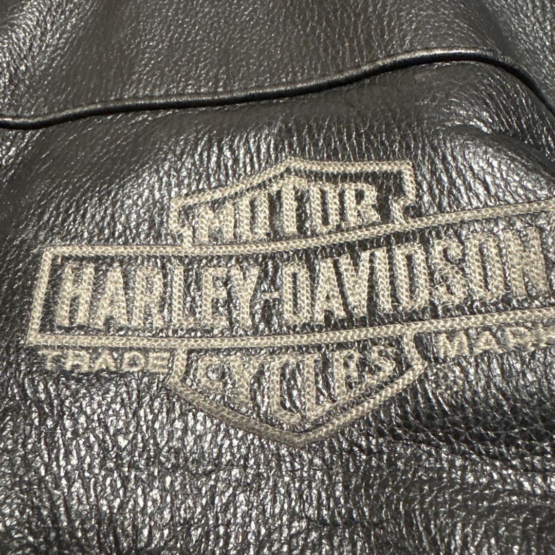 Lサイズ　ハーレーダビッドソン　純正　ライダースジャケット　ブラック