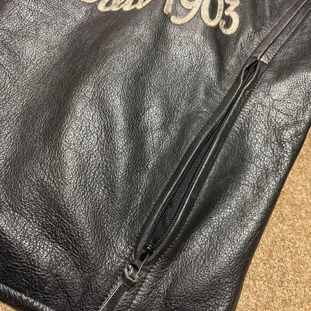 Lサイズ　ハーレーダビッドソン　純正　ライダースジャケット　ブラック