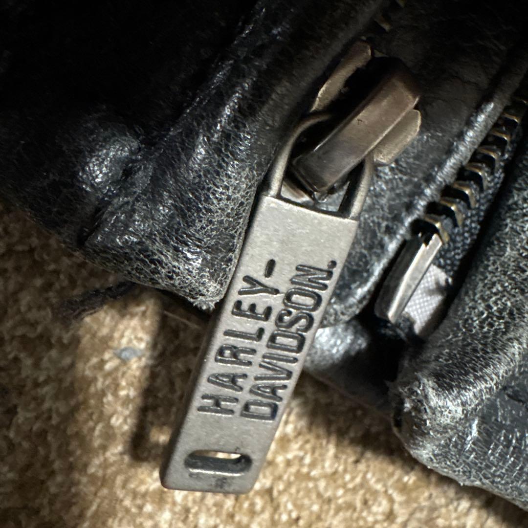 Lサイズ　ハーレーダビッドソン　純正　ライダースジャケット　ブラック