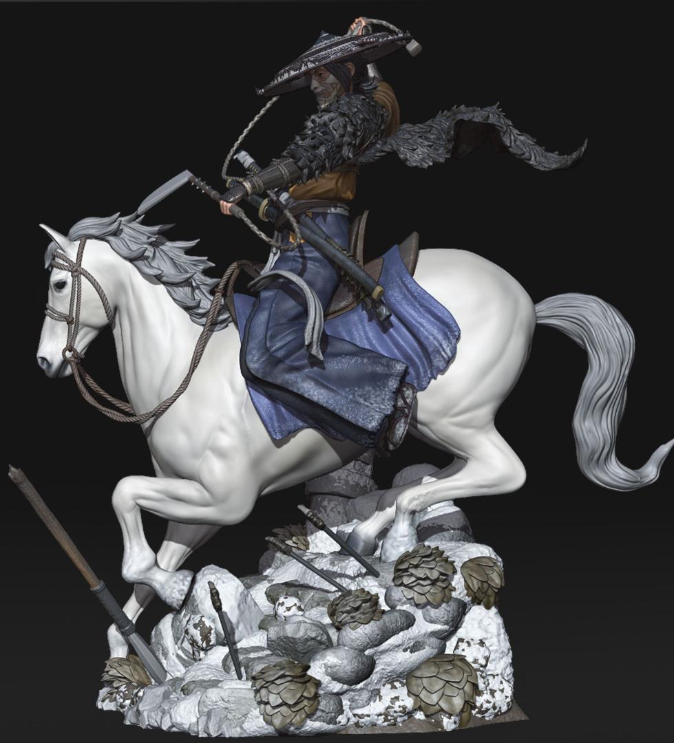 Ghost of Yotei 1/10 未塗装未組立 フィギュア ガレージキット