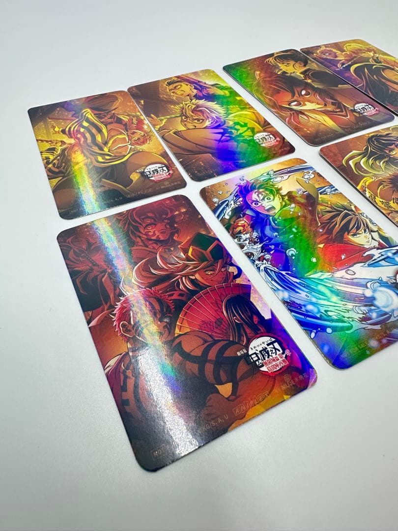 m*a様 台湾限定 鬼滅の刃 無限城編 劇場特典ホログラムカード全8枚コンプセッ