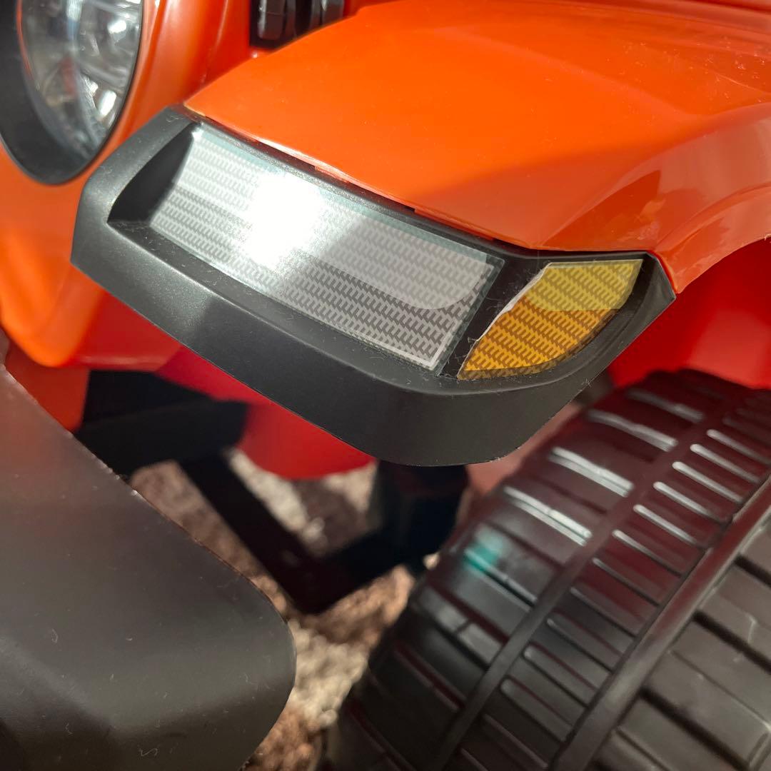 ジープ　ラジコン　オレンジ　電動車用ラジコンカー　キッズカー