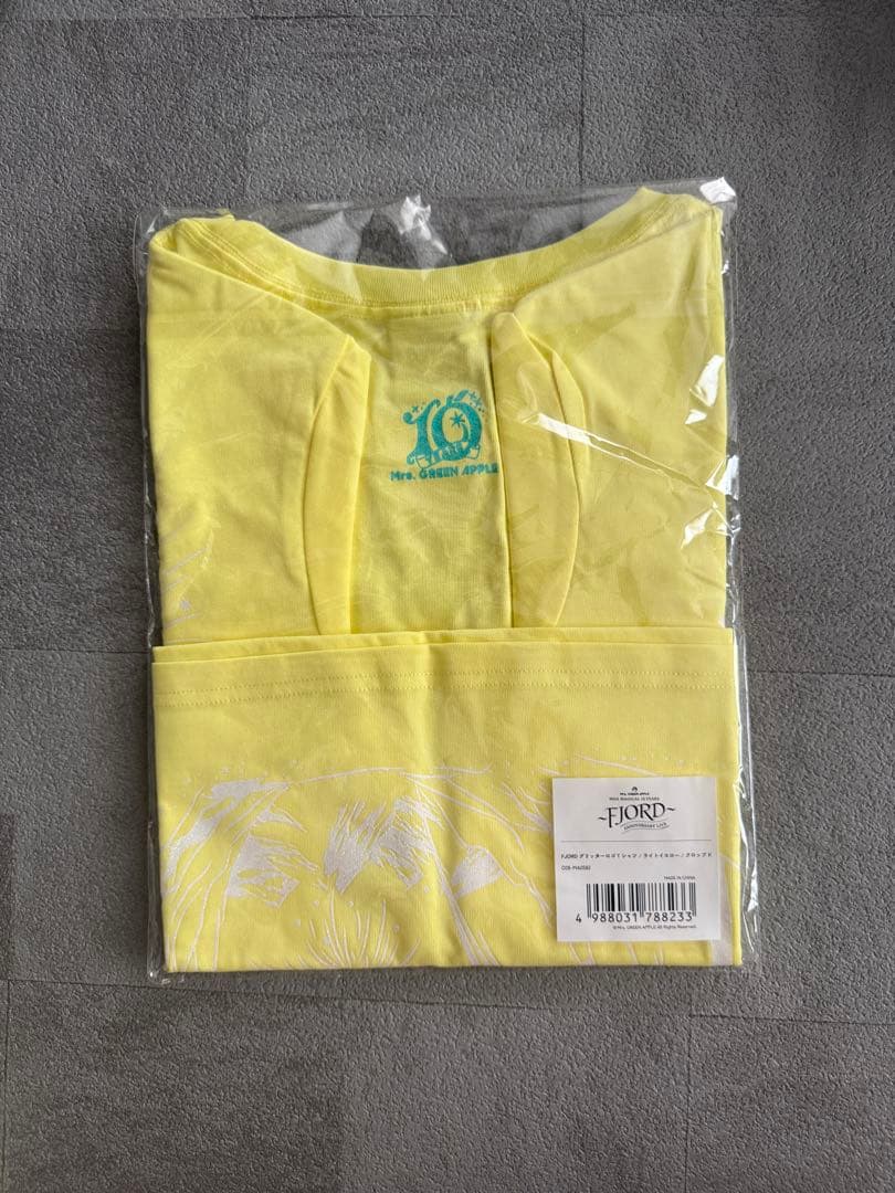 FJORD Tシャツライトイエロークロップド丈ポップアップ限定カラー