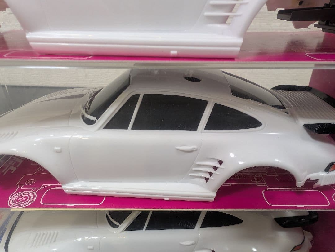 R/C MINI 4WD ポルシェ911 ボディ 3個セット