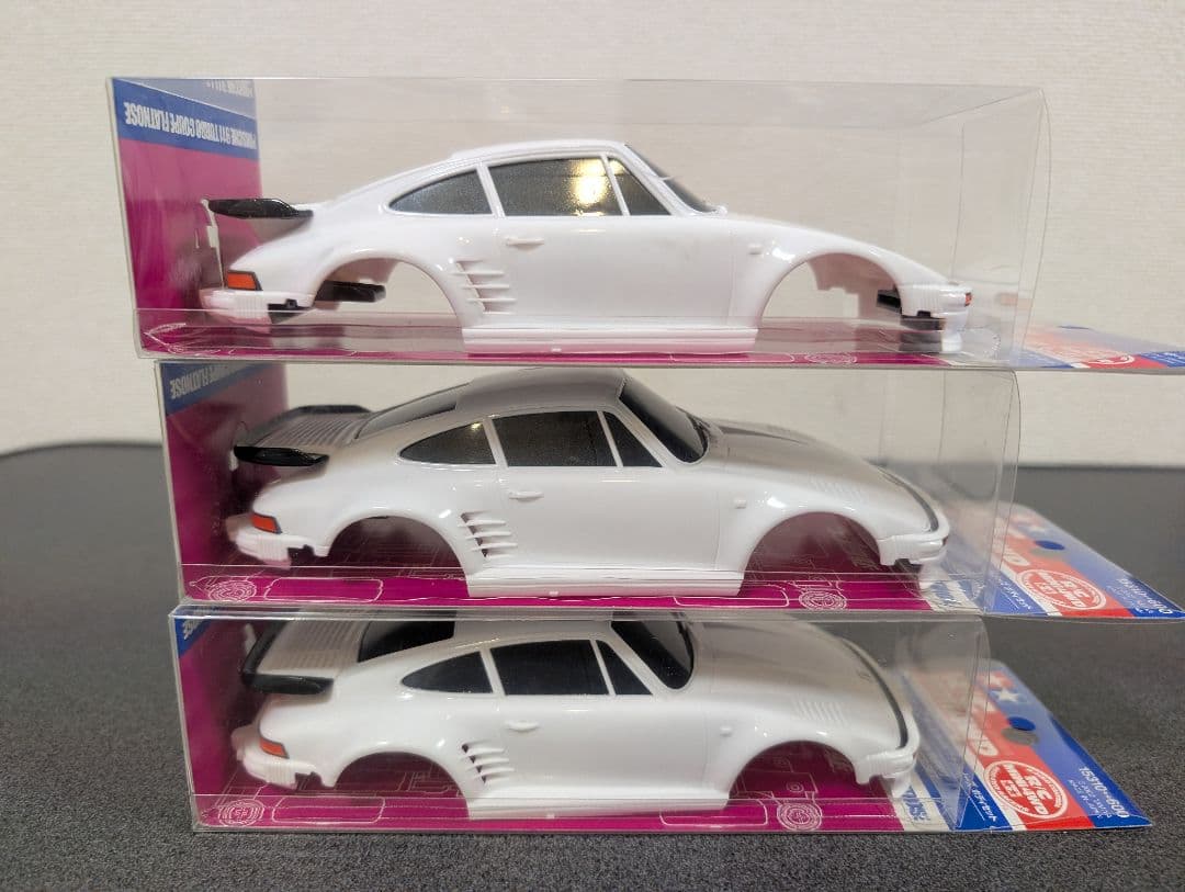 R/C MINI 4WD ポルシェ911 ボディ 3個セット