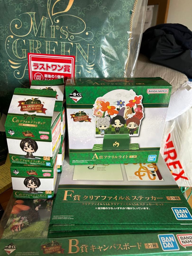 ミセス一番くじラストワン、A、B、C、F賞コンプリートセット