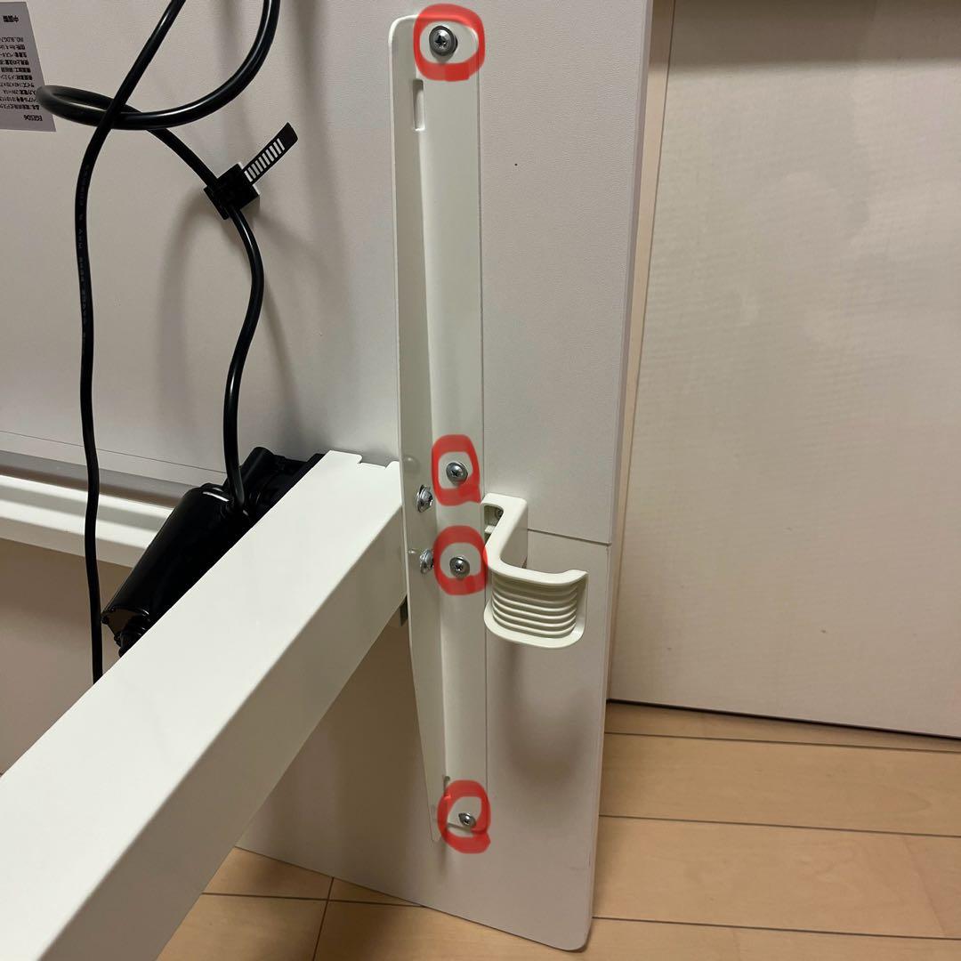 電動昇降式デスク　ErGear　ホワイト　140 x 70 x 72-118cm