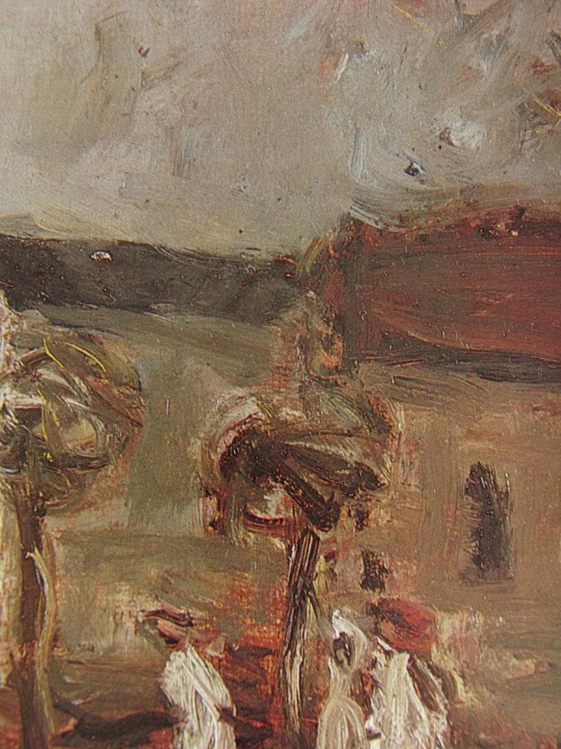 鳥海青児、【教会の見える風景（アルジェ）】、希少な額装用画集より、厳選、新品額装