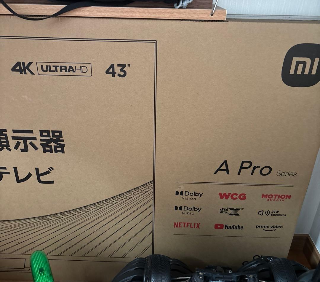 新品未開封シャオミ チューナーレステレビ4K43型Xiaomi A Pro 43
