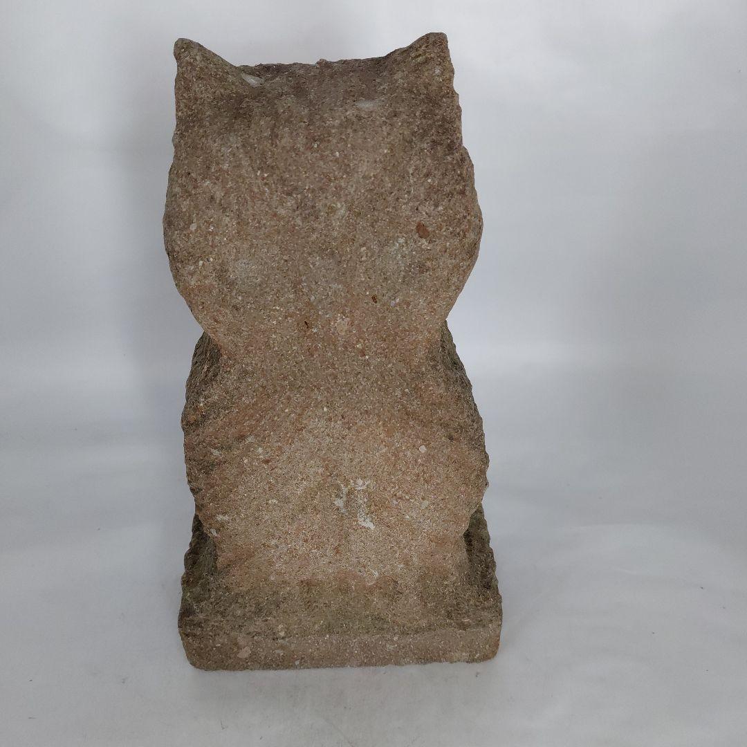 フクロウ石灯籠　置物 30cm　5.６キログラム