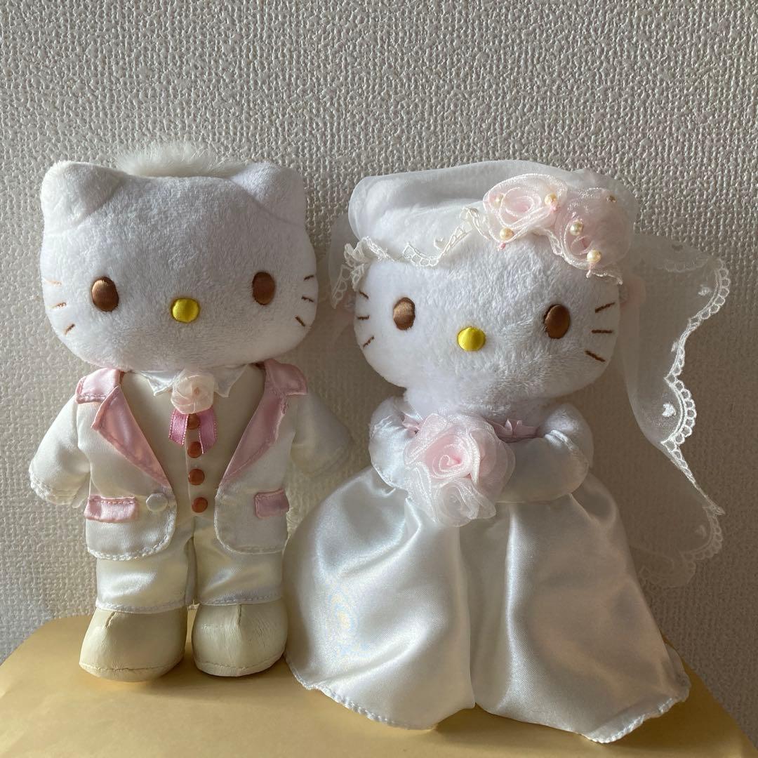 【ダニエル＆ハローキティ】ウェディングペアドール　希少品
