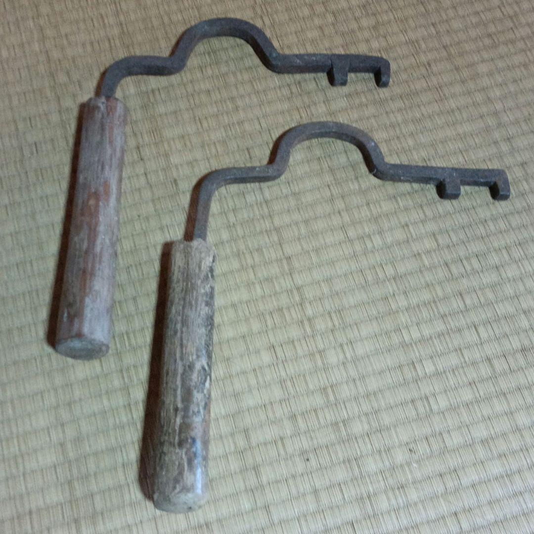 【骨董品】蔵の鍵 戸落とし 古道具 アンティーク