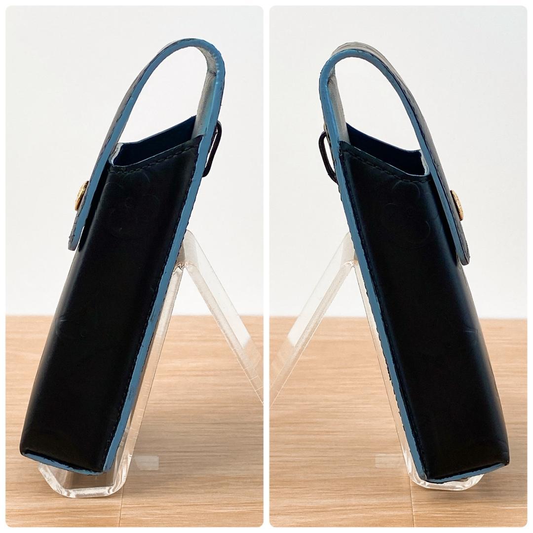 ルイヴィトン モノグラムマット シガーケース タバコケース ショルダー付 黒