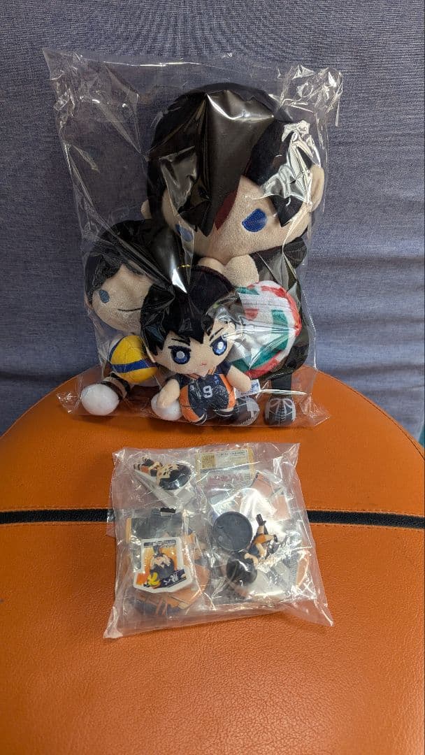 ハイキュー！！影山飛雄ぬいぐるみ·缶バッチやらトビオちゃんセット