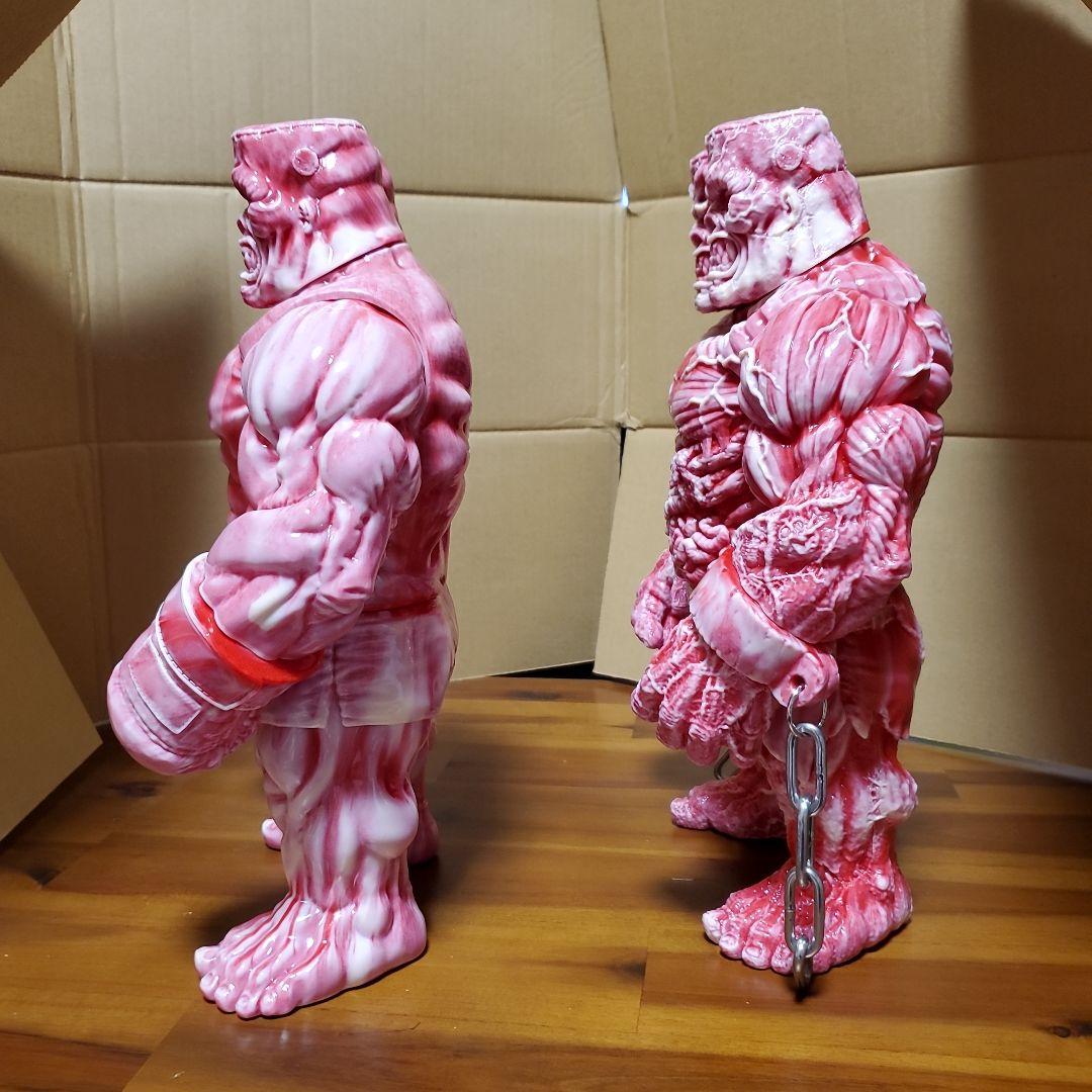 もうこやま ジャイアントゴリラフランケン ソフビ 肉マーブル