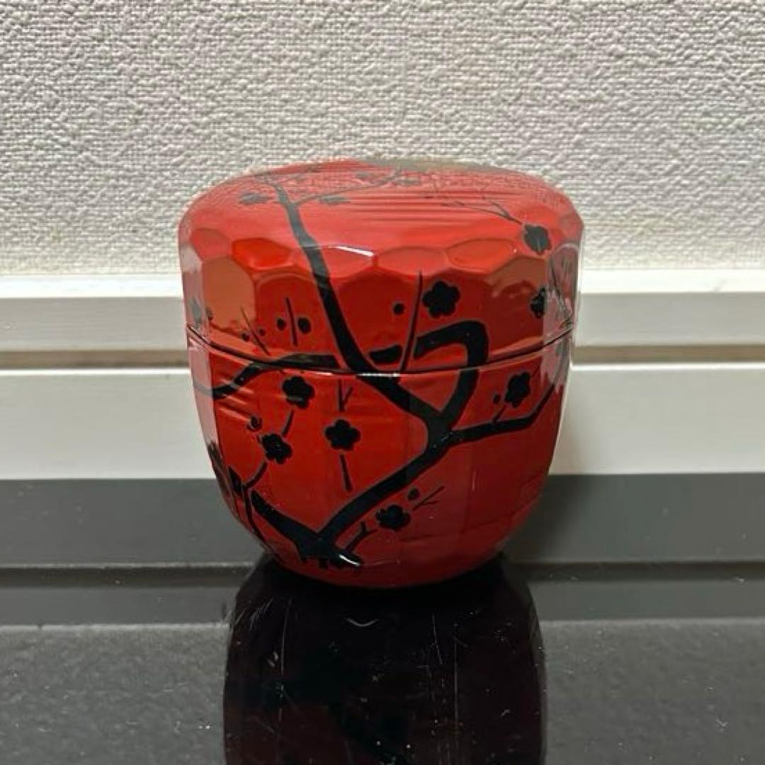 淡々斎好写梅月棗　茶道具懐石茶箱鵬雲斎坐忘斎淡々斎即中斎而妙斎棗水指茶碗香合茶杓