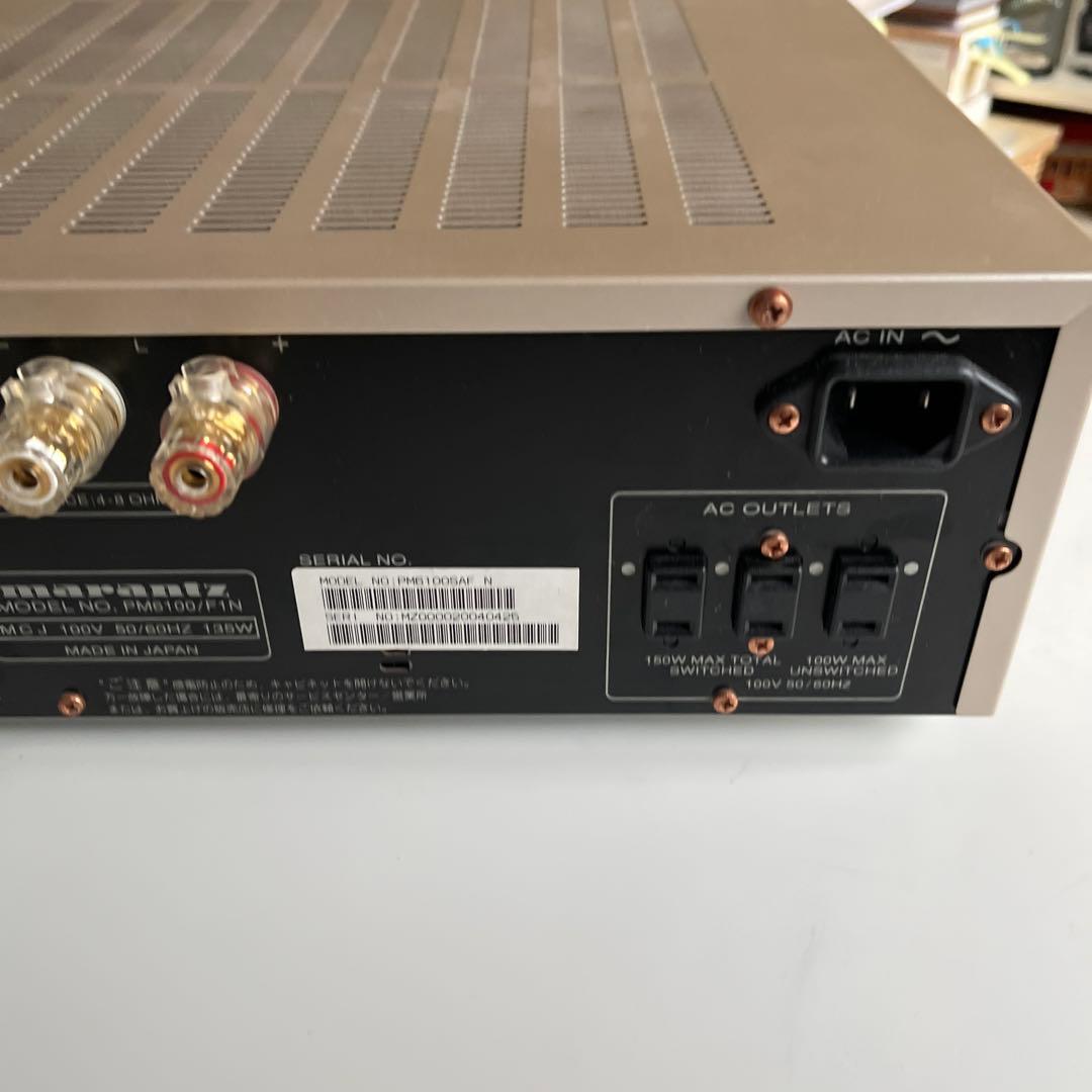 マランツMaranztプリメインアンプPM6100SA中古難あり