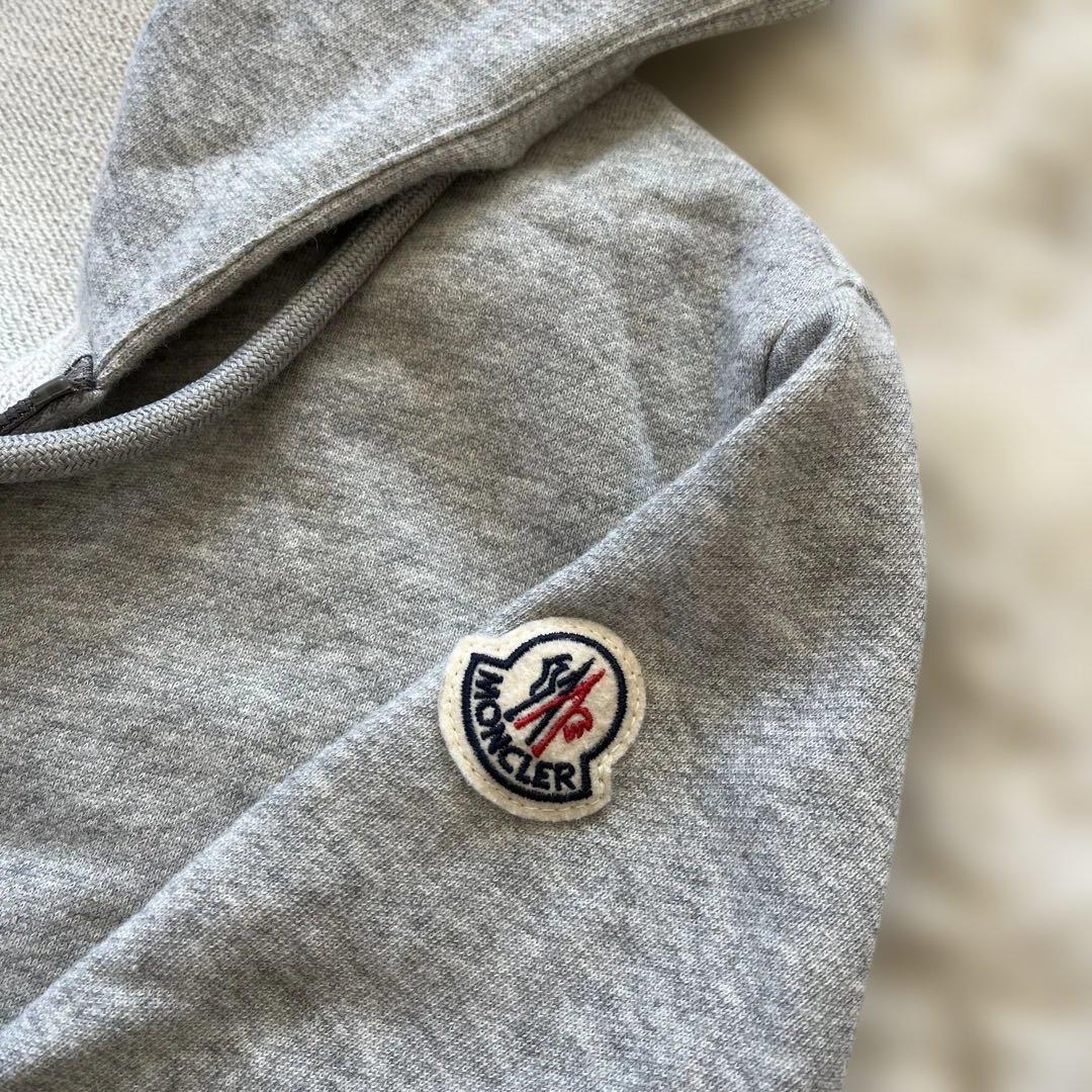 モンクレール　セットアップ　スウェット　正規品　パーカー　パンツ　グレー
