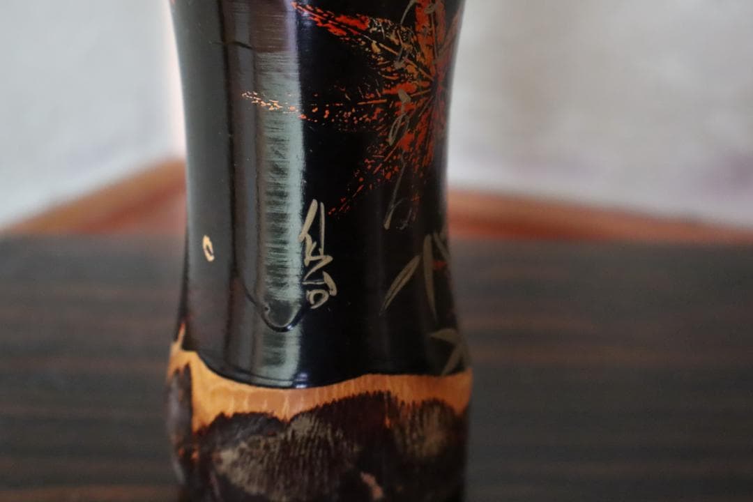 手描きの創作木製こけしセット