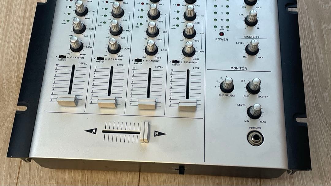 【音出確認済•純正アダプター付】VESTAX VMC-004 dj ミキサー