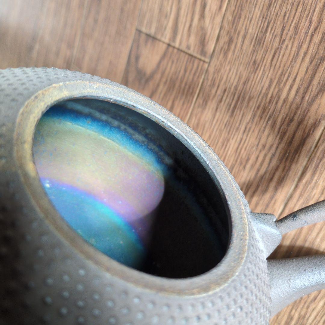 南部鉄瓶 梔子 あられ文様 (小) 茶 1.2リットル 池永鉄工