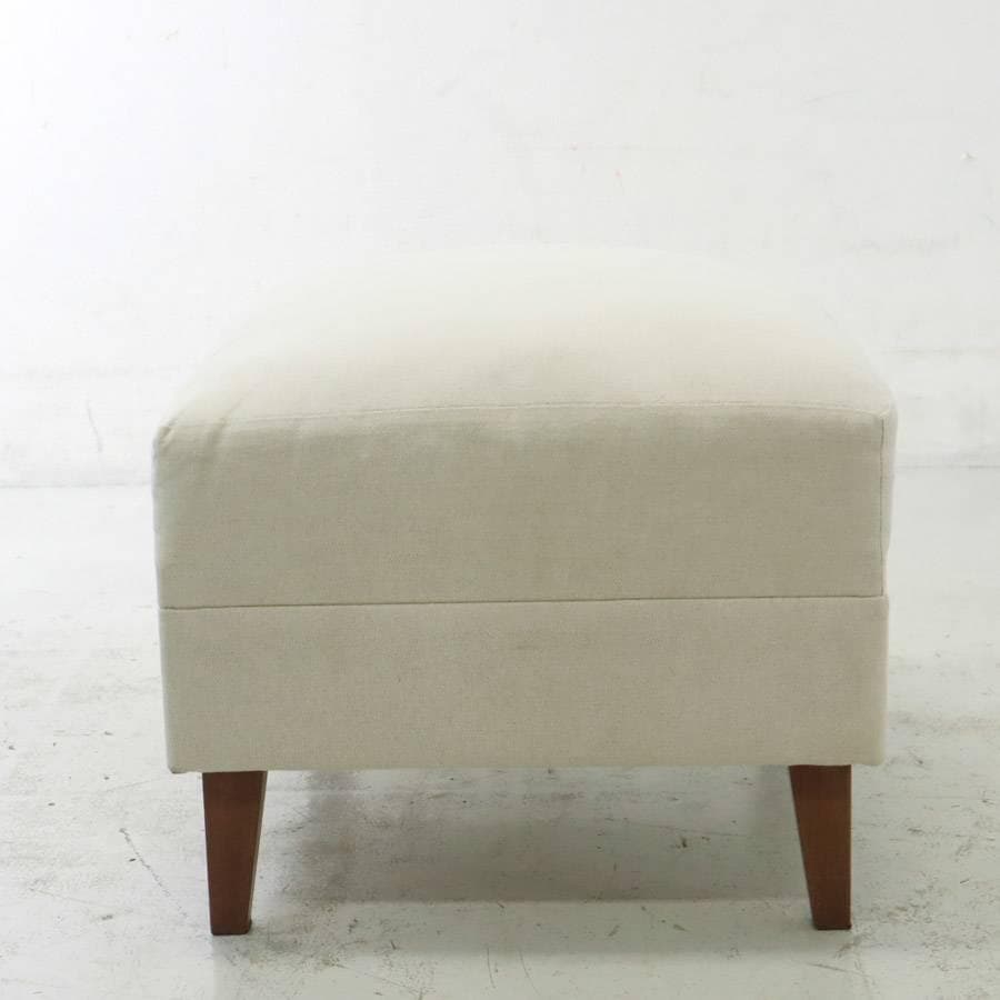 IDÉE イデー オットマン スツール 北欧スタイル 布製 生成り色 ナチュラル