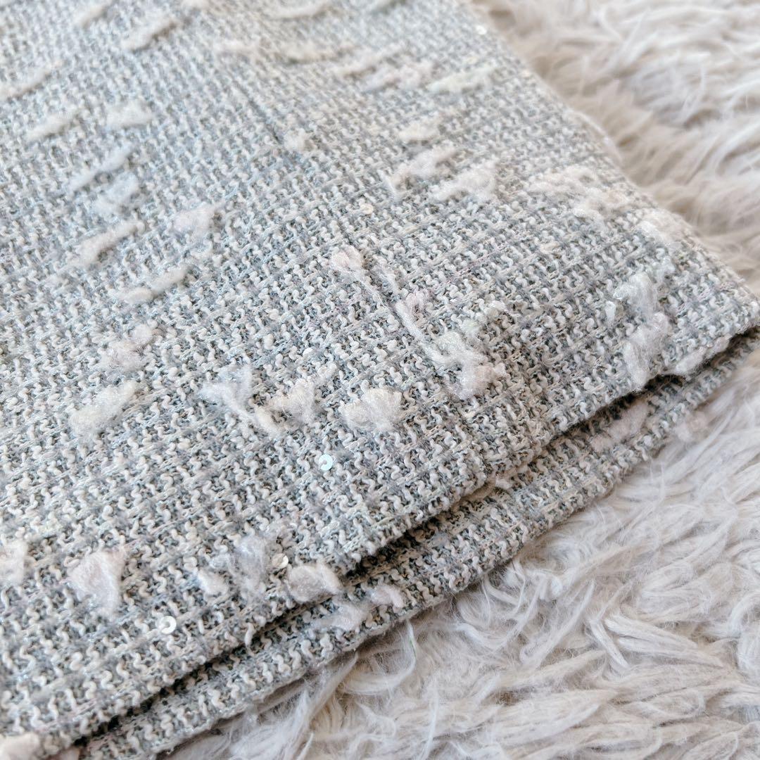 CHANEL シャネル スカート ツイード スパンコール