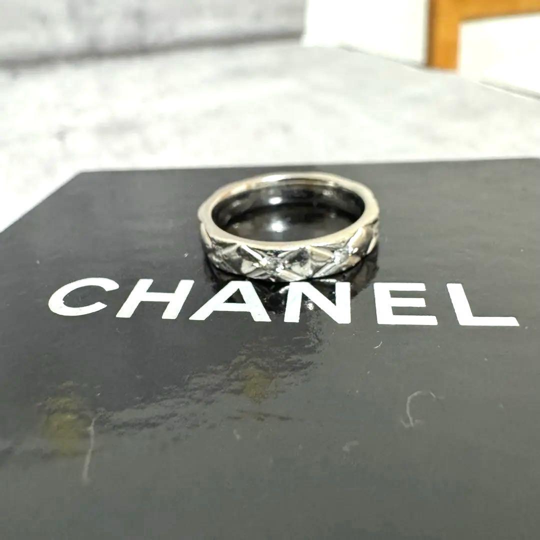 CHANEL シャネル ココクラッシュ リングマトラッセ PT950 ダイヤ