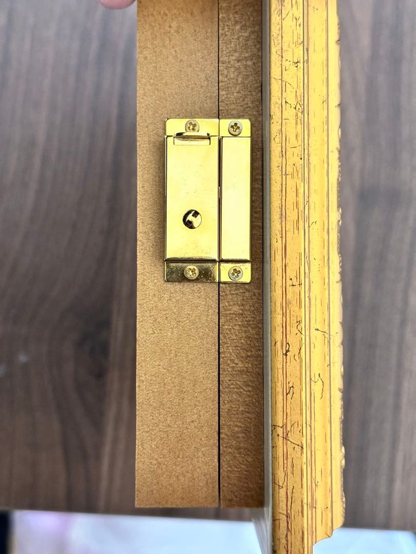 アンティーク　ディスプレイボックス　鍵付20×20