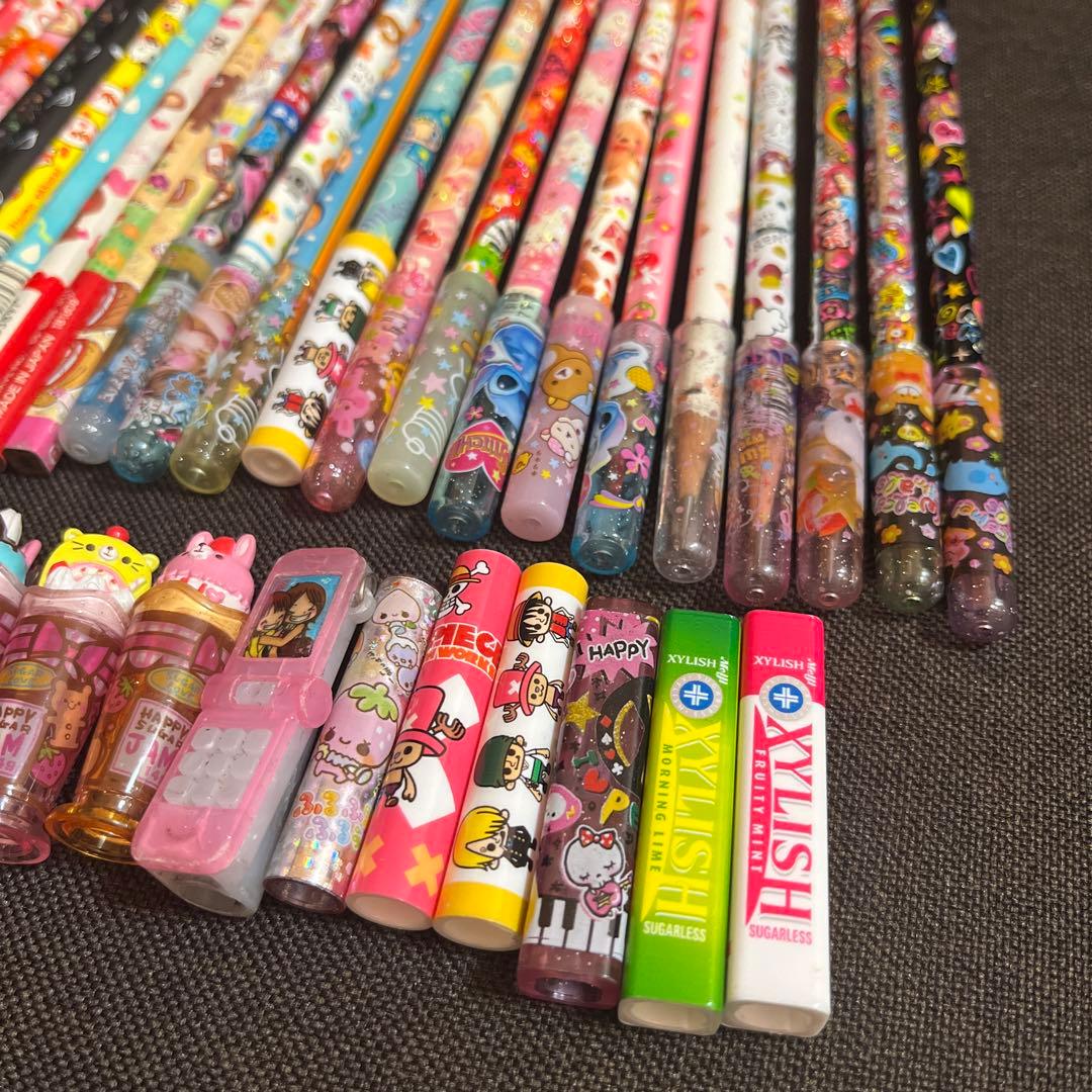 えんぴつ 消しゴム キャップ 文房具 中古品 平成 平成レトロ 平成女児 当時物
