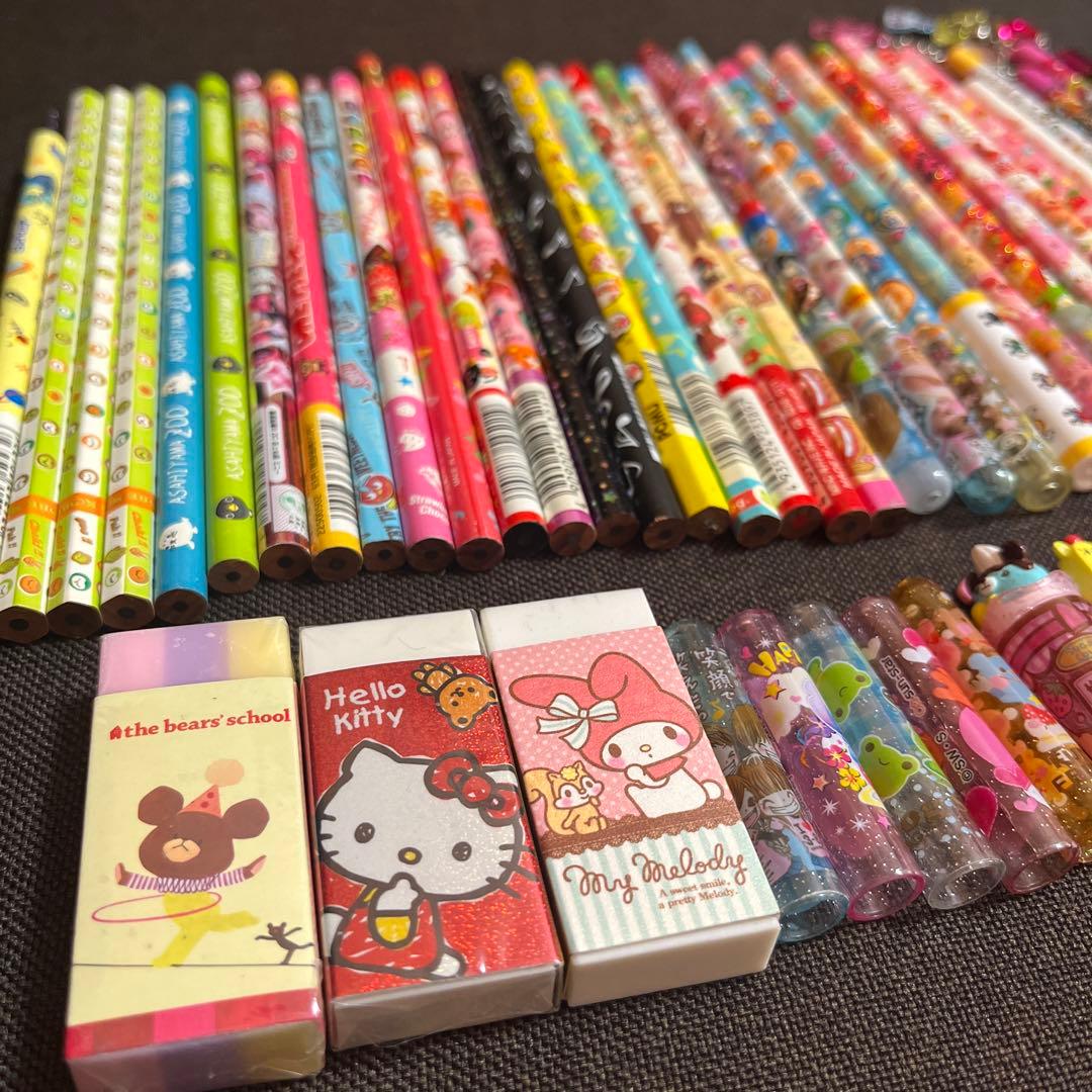 えんぴつ 消しゴム キャップ 文房具 中古品 平成 平成レトロ 平成女児 当時物