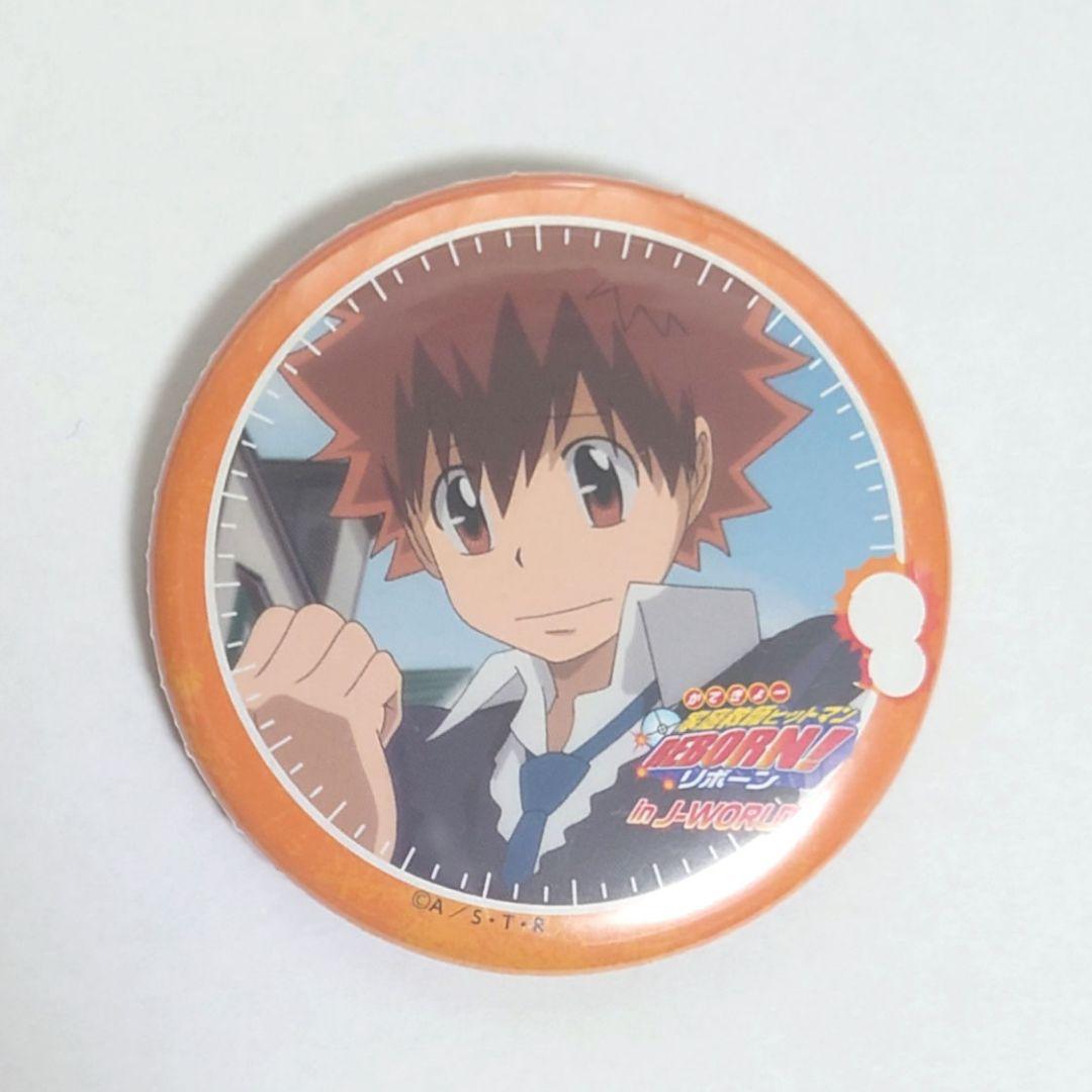 家庭教師ヒットマンREBORN!　リボーン　j-world　缶バッジ　沢田綱吉