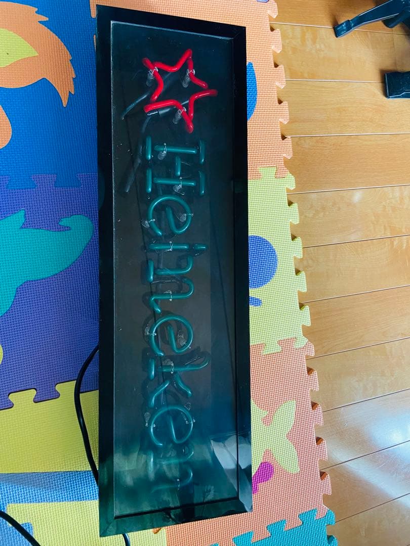 中古品　ヴィンテージ　ネオンサイン　ライト Heineken