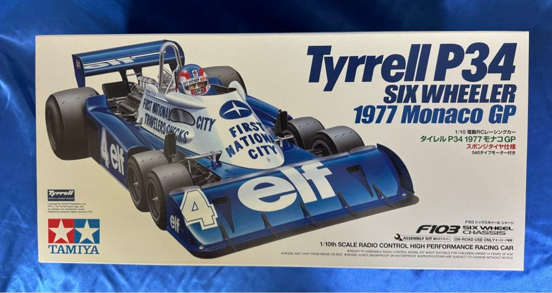 タミヤ 1/10 RCC タイレル P34 モナコGP スポンジタイヤ仕様