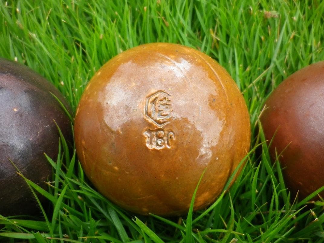 旧海軍　一輪挿し　陶器　信楽焼　3個セット②