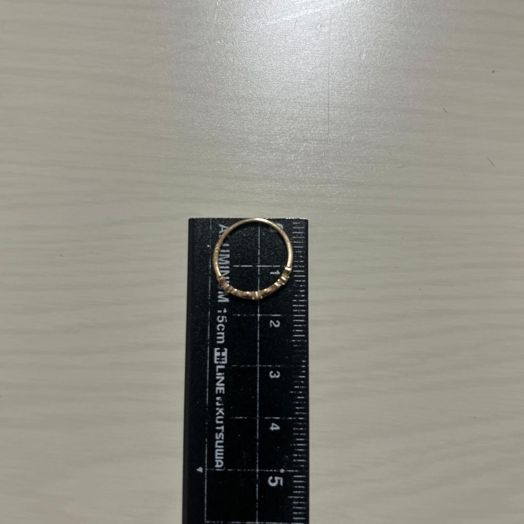 K10YG ダイヤモンドリング　ツツミ