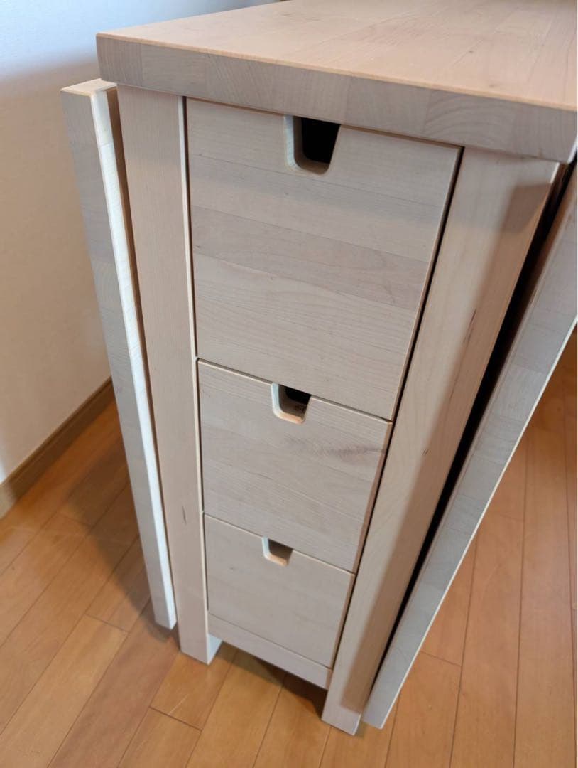 【送料込み】IKEAノールデンゲート レッグテーブル 折りたたみ 収納