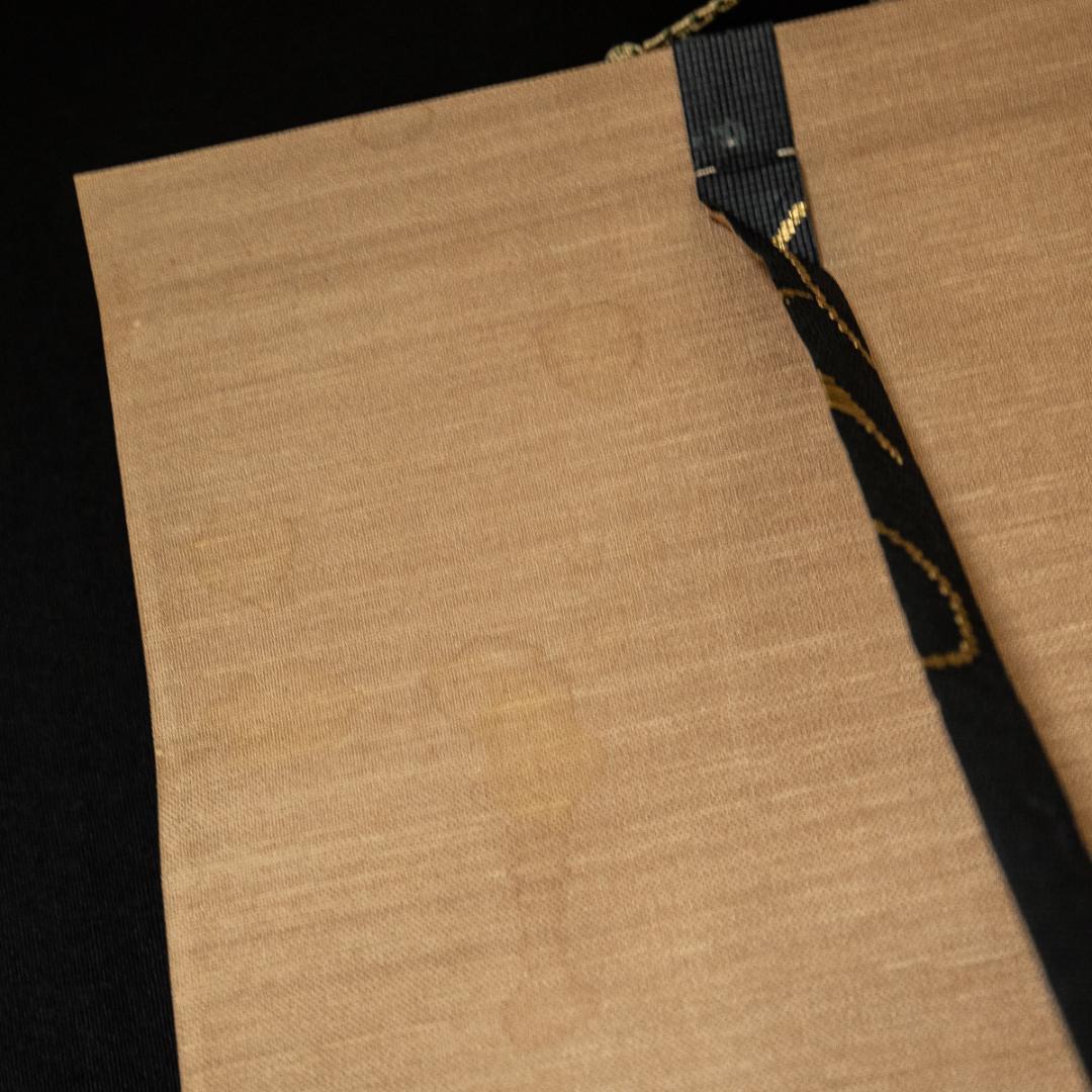 掛軸-875　紫野　小田雪窓　鶴宿千年寿