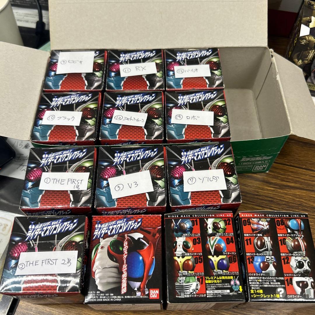 【ほぼ全部内袋未開封】170種ライダーマスクコレクション　ダブり無まとめてセット