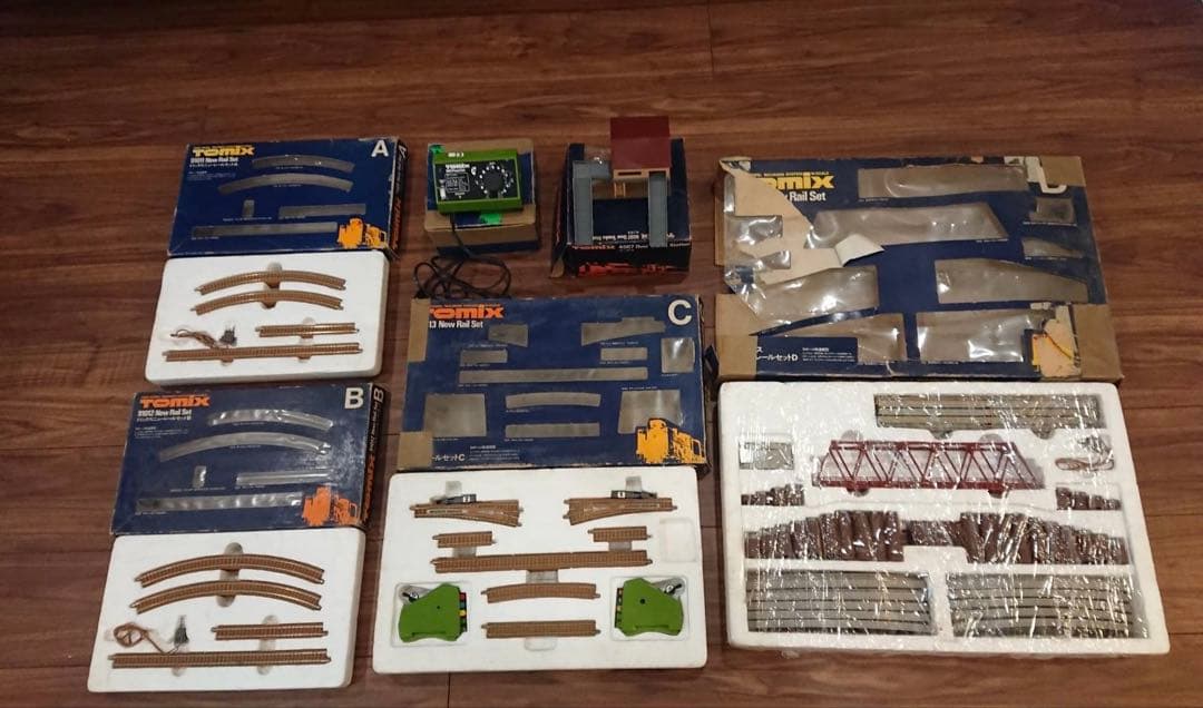 トミックス ニューレールセットABCD/橋上駅舎/ニューパワーユニットまとめ売り