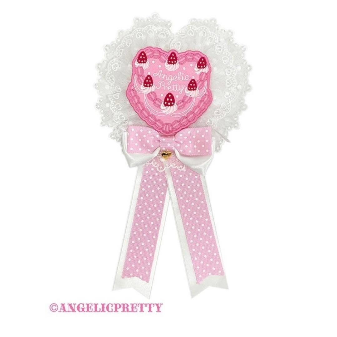 Angelic pretty Happy Cakes ロゼッタブローチ　シロ