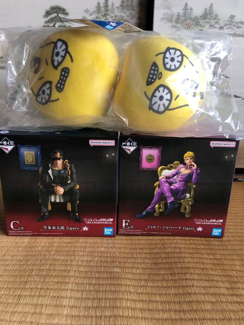 一番くじ 空条承太郎 & ジョルノ・ジョバァーナ フィギュアセット他