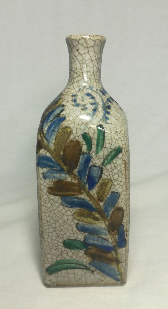 砥部焼　鞆徳利　青磁　保命酒徳利　酒器