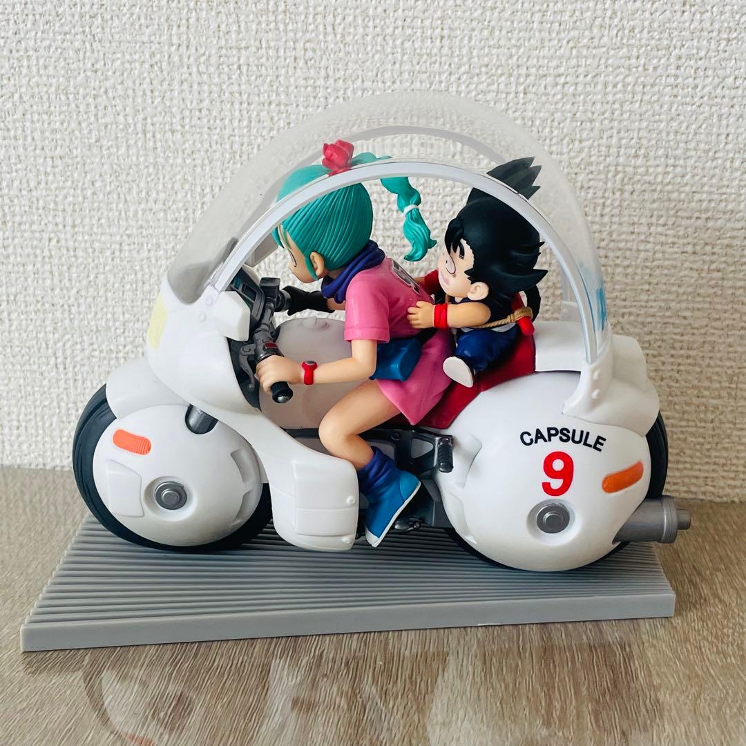 ドラゴンボール 一番くじ A賞 孫悟空＆ブルマ バイクフィギュア
